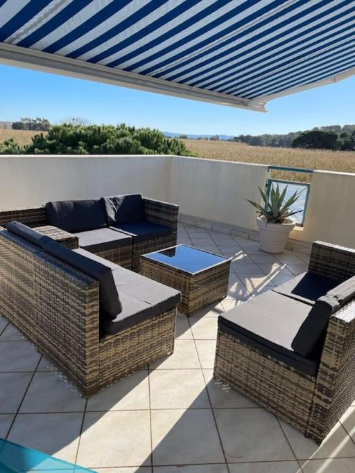 勒拉旺杜Domaine D'Azur - Renovated 1Br With Terrace Pool & Garage公寓 外观 照片